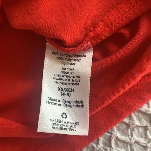 Girls 4th of July Independence Day Patriotic Tee - Picture 3 of 3